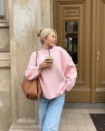 OVERSIZED PINK SWEATER