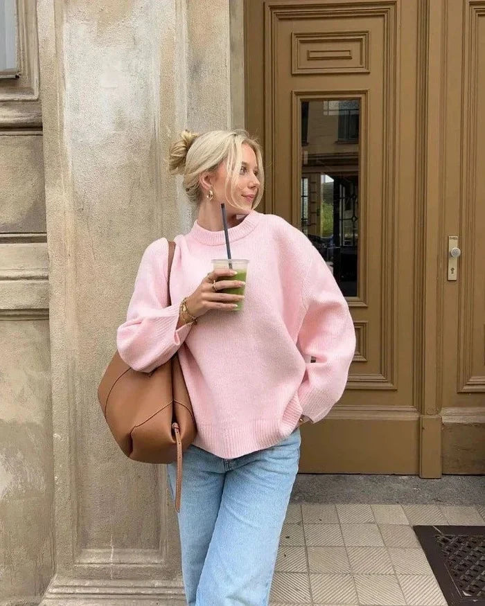 OVERSIZED PINK SWEATER
