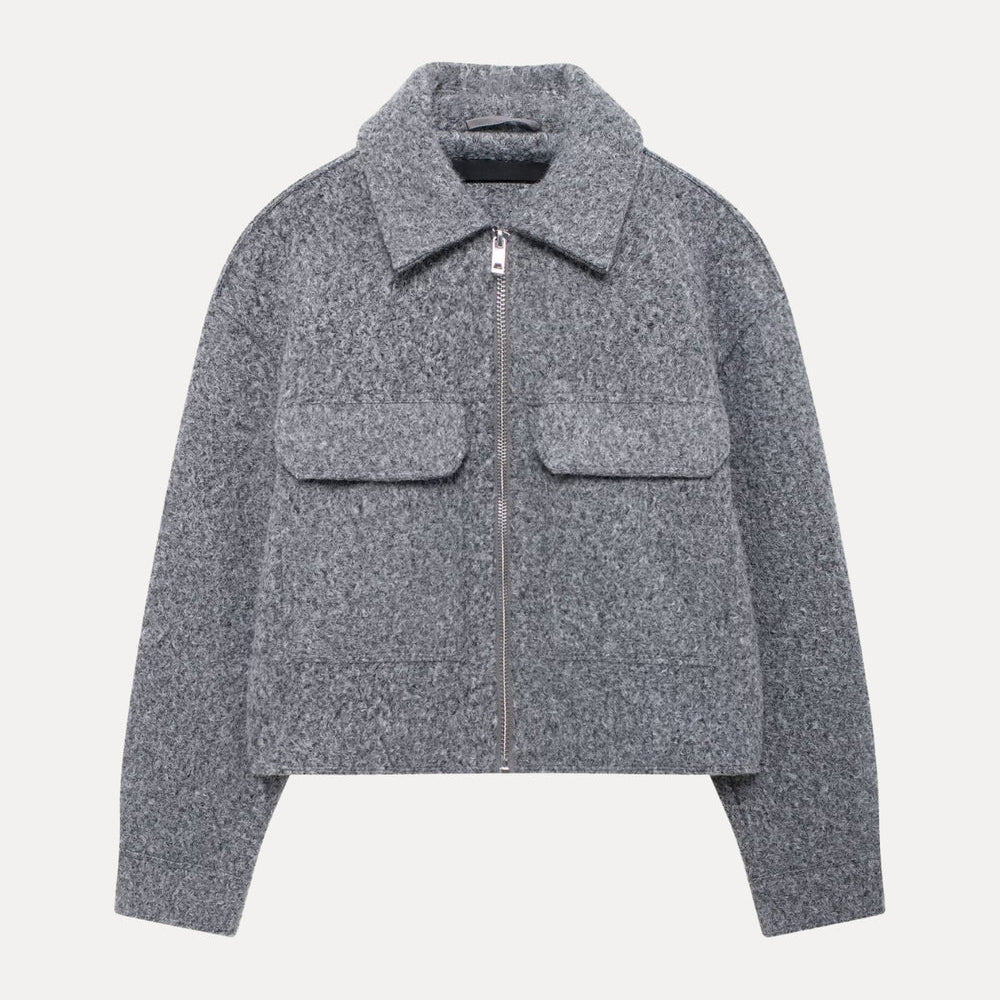 Cropped Wool Jacket