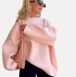 OVERSIZED PINK SWEATER