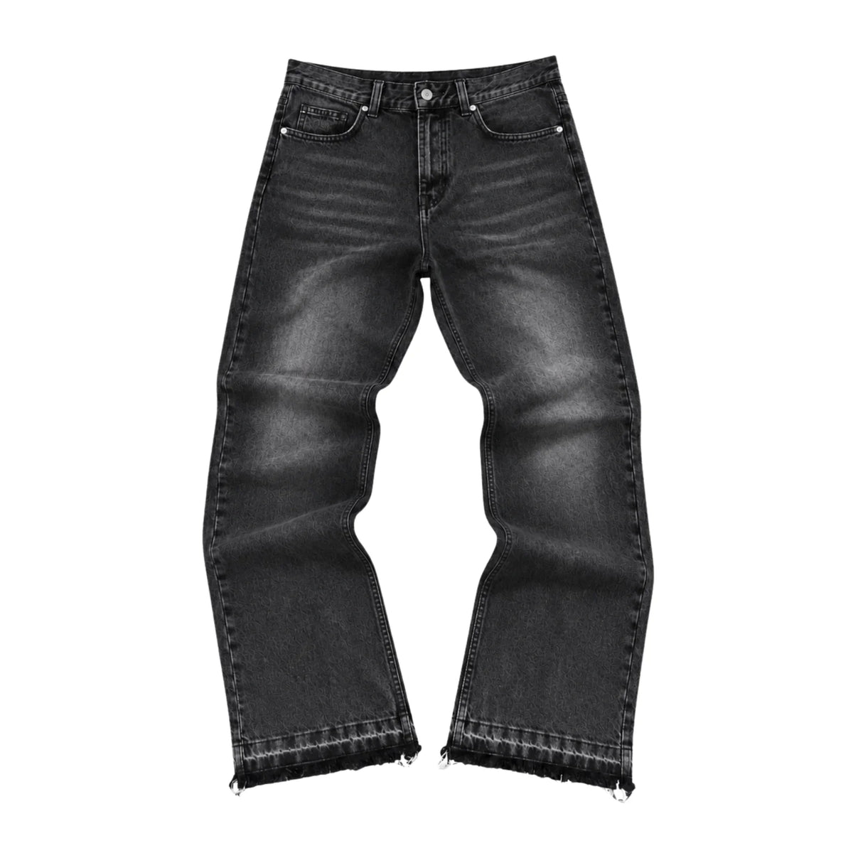 Frayed Flared Jeans