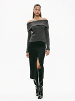 OFF-THE-SHOULDER SWEATER