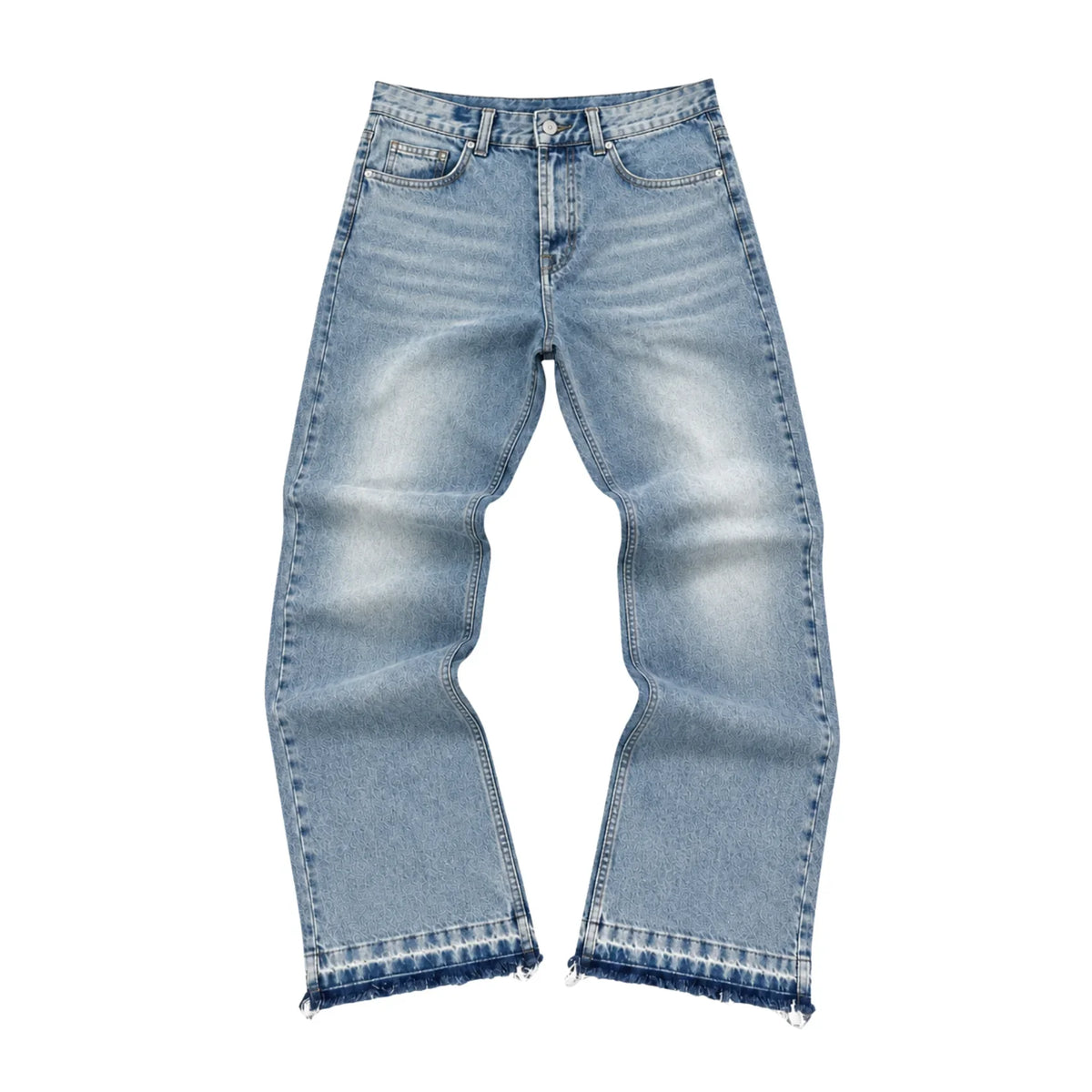 Frayed Flared Jeans