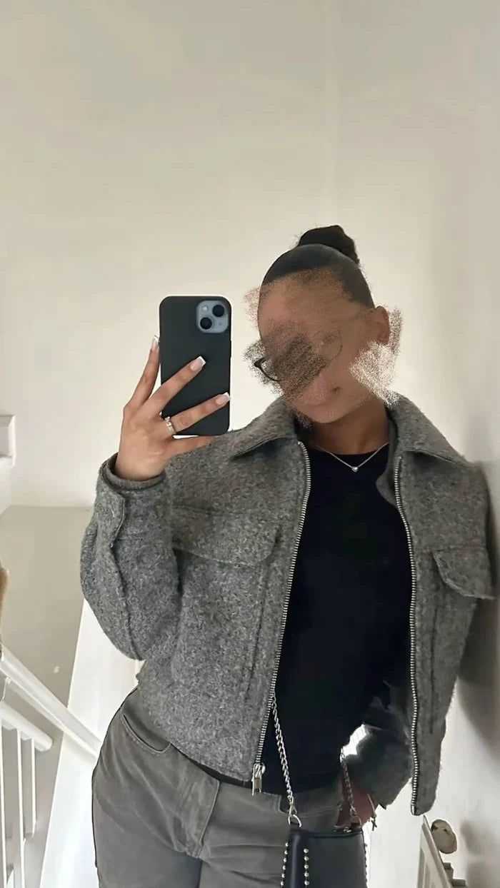 Cropped Wool Jacket