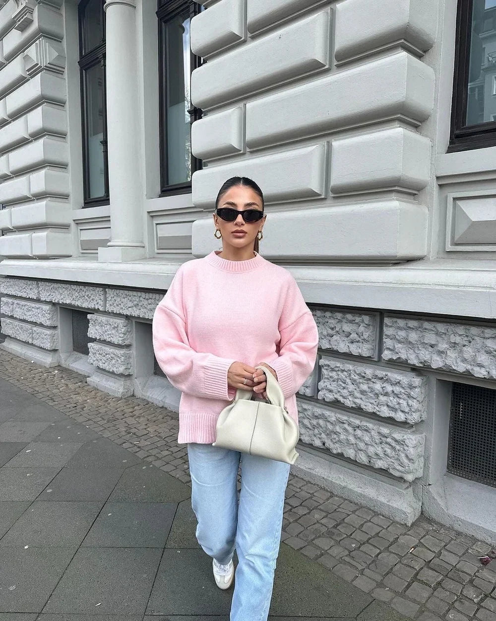 OVERSIZED PINK SWEATER