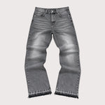 Frayed Flared Jeans