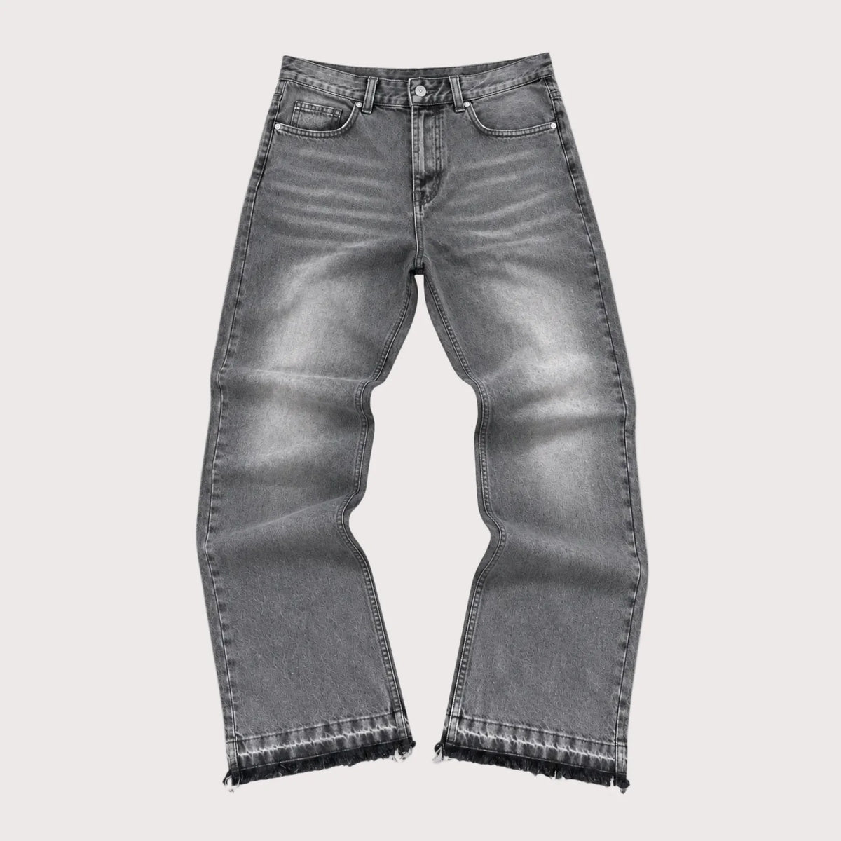 Frayed Flared Jeans