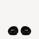 "Balenci" Fur Slides
