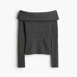 OFF-THE-SHOULDER SWEATER