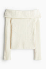 OFF-THE-SHOULDER SWEATER