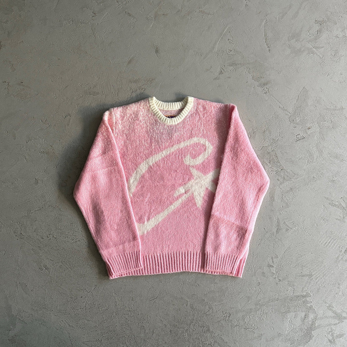 "CRTZ" Mohair Pink Sweater