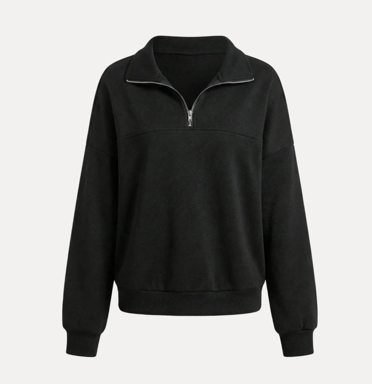 HALFMOON ZIP SWEATER