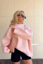 OVERSIZED PINK SWEATER