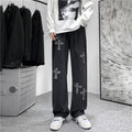 CROSS BAGGY JEANS