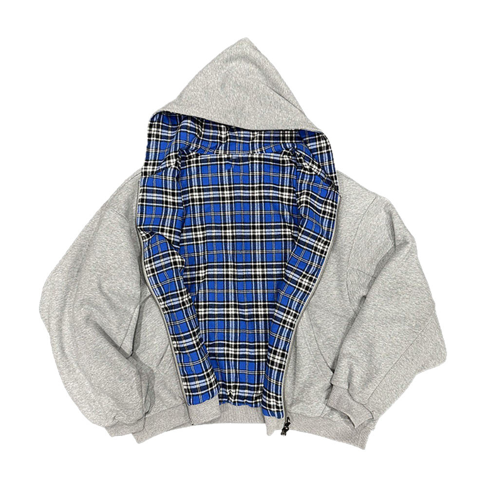 Inside Out Checkered Zipper