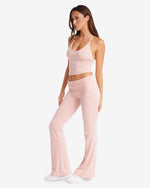 Low-Rise Turn-Up Flared Jogger SET