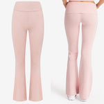 Low-Rise Turn-Up Flared Jogger Jeans