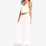 Low-Rise Turn-Up Flared Jogger SET