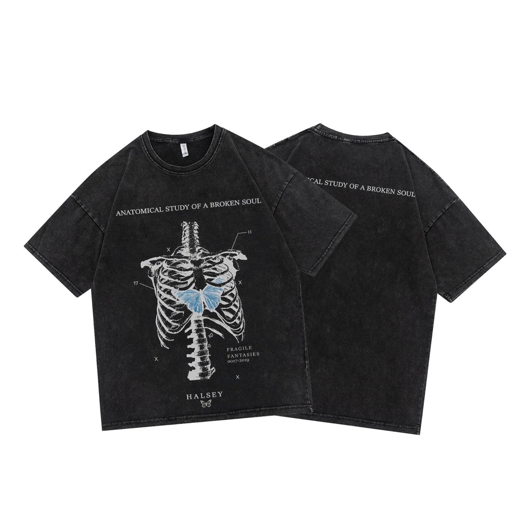 GRAPHIC TEE "SKELETON PRINT"