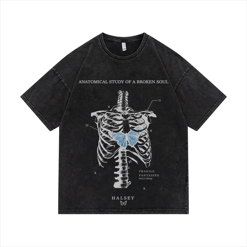 GRAPHIC TEE "SKELETON PRINT"