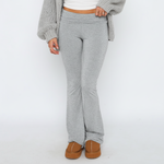 Low-Rise Turn-Up Flared Jogger Jeans